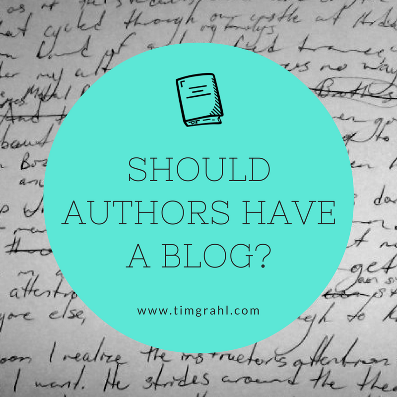 Should authors have a blog?