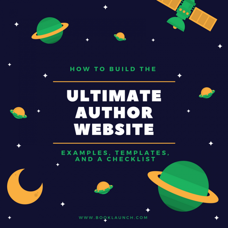 Author Website: Examples Templates and How to Build One