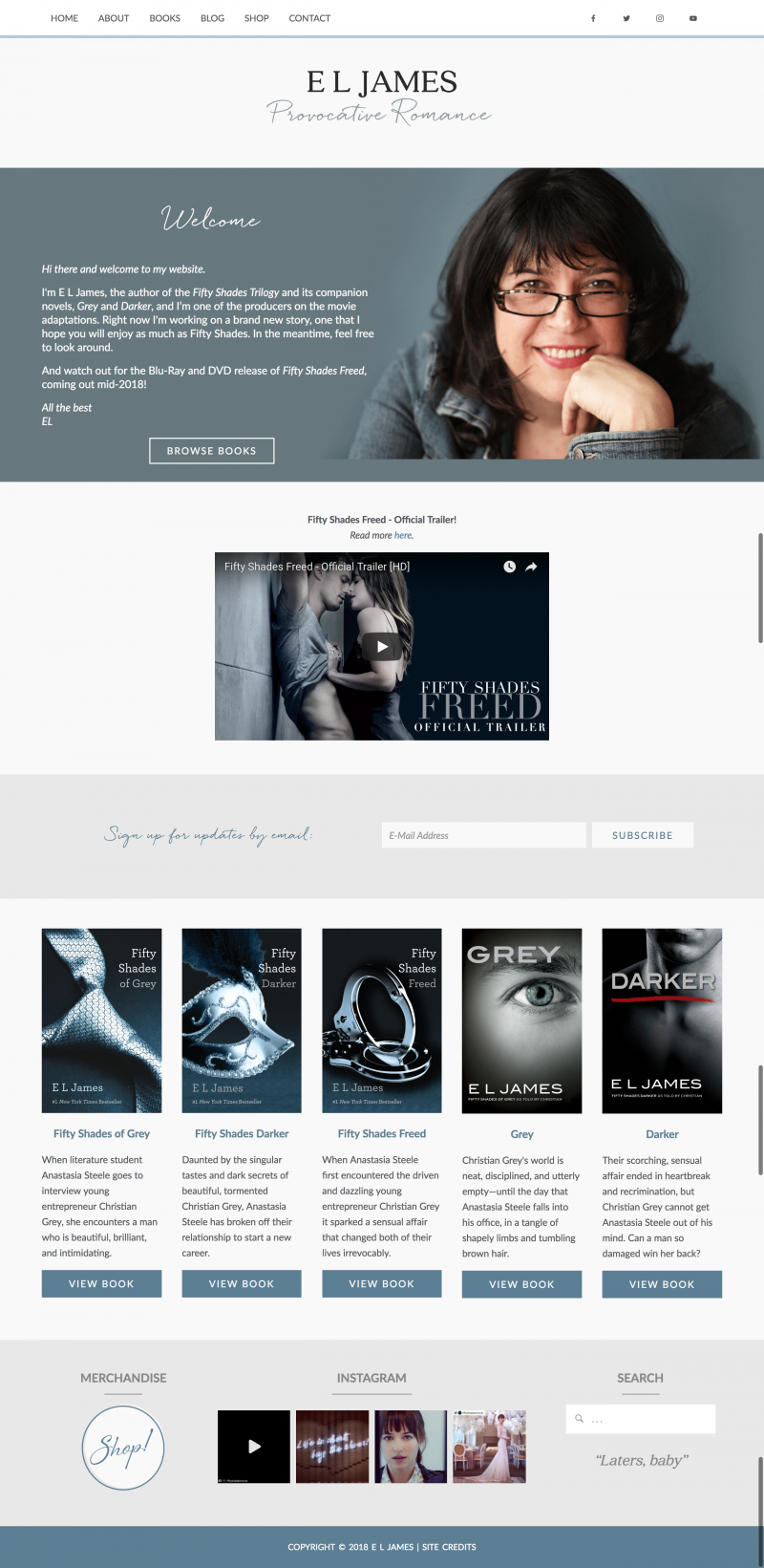 Author Website: Examples Templates and How to Build One