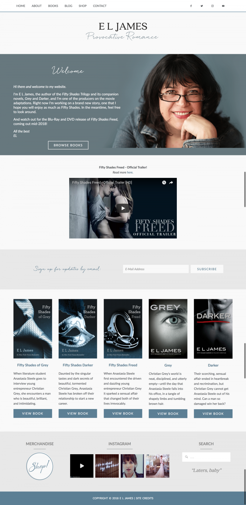 Author Website Examples, Templates, and Howto Build One